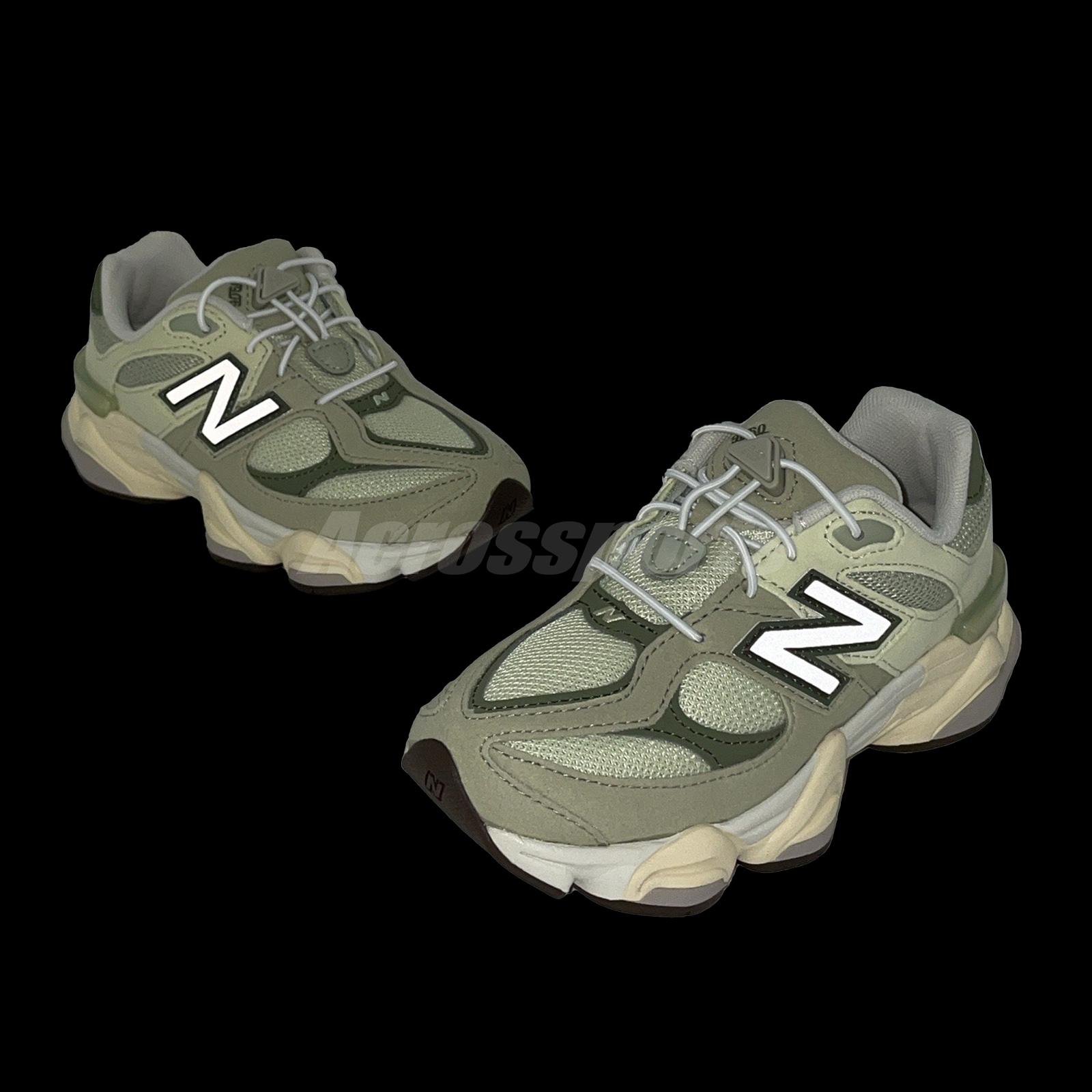 New Balance 9060 Wide NB Olivine Lace Toggle Kids Preschool Casual
